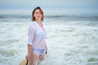 Erin at the beach 28