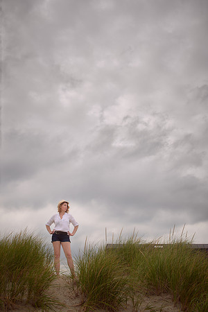Erin at the beach 11